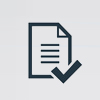 paper and checkmark icon - work permits